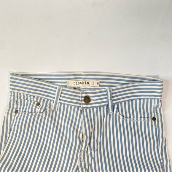 Pistola Women Size 26 Pant Cara Skinny blue white - Picture 2 of 5